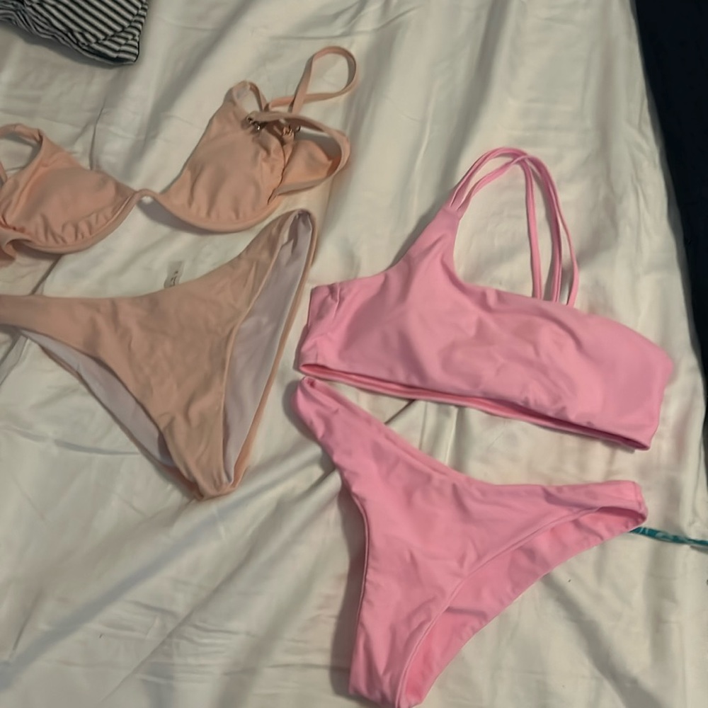 pink bikinis by SHEIN. 2 pretty in pink.